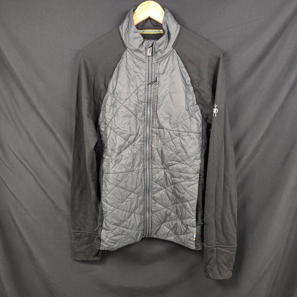 Smartwool Smartloft Mens Running Jacket Size Medium Quilted Front Good Condition
